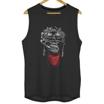 Gorilla Smoking A Cigar Cool Powerful Animal Unisex Tank Top | Favorety AU