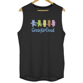 Grateful Dead Care Bears Collab Dancing Care Bears Unisex Tank Top | Favorety DE