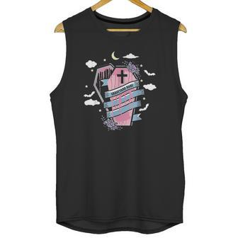 Graveyard Babe Pastel Goth Aesthetic Egirl Soft Goth Girl Unisex Tank Top | Favorety DE