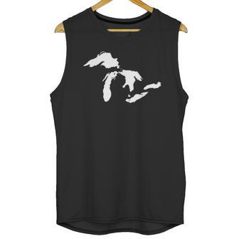 Great Lakes Detroit Michigan Unisex Tank Top | Favorety UK