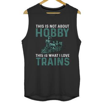 Great Train Lover Design Steam Locomotive Trainspotting Meaningful Gift Unisex Tank Top | Favorety CA