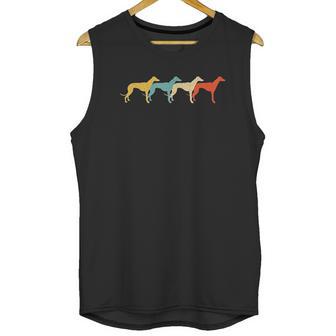 Greyhound Vintage Retro Dog Pet Unisex Tank Top | Favorety AU