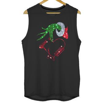 Grinch Hand Holding Love Hair Stylist Unisex Tank Top | Favorety UK