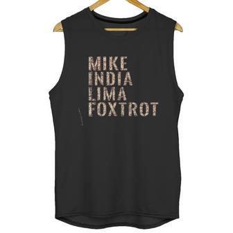 Grunt Style Mike India Lima Foxtrot 20 Unisex Tank Top | Favorety CA