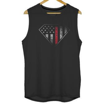 - Grunt Style Red Line Crest Unisex Tank Top | Favorety DE