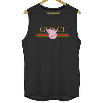 Gucci X Peppa Pig Pecs Belt Logo Youth T Shirt Unisex Tank Top | Favorety UK