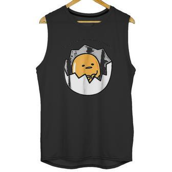 Gudetama The Lazy Egg Hiding From Responsibilities Unisex Tank Top | Favorety AU