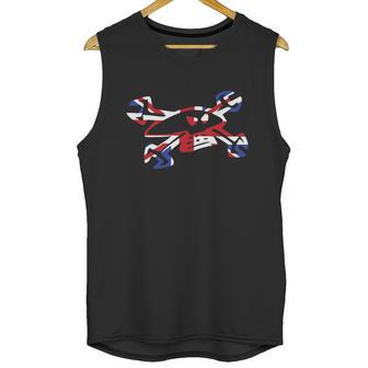 Guy-Martin-Skull-Logo-Union-Jack-Motorbike Unisex Tank Top | Favorety AU