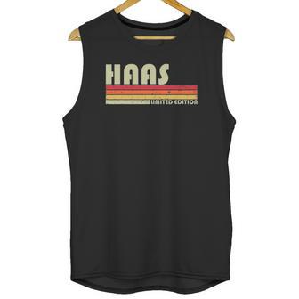 Haas Surname Funny Retro Vintage 80S 90S Birthday Reunion Unisex Tank Top | Favorety DE