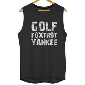 Haase Unlimited Golf Foxtrot Yankee Unisex Tank Top | Favorety DE