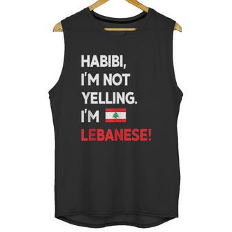 Habibi I Am Lebanese Unisex Tank Top | Favorety DE