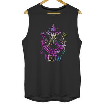 Hail Meow Demonic Sphynx Cat 666 Halloween Unisex Tank Top | Favorety AU