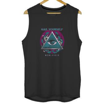 Hail Yourself Last Podcast On The Left Esoteric Seeing Eye Unisex Tank Top | Favorety DE