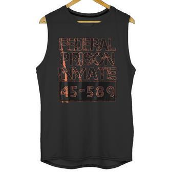 Halloween Federal Prison Inmate Prisoner Costume Unisex Tank Top | Favorety UK