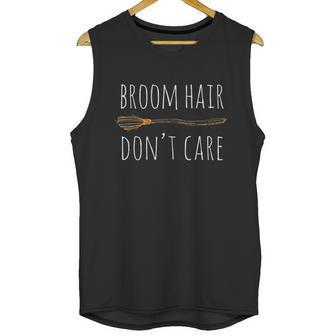 Halloween Gift Funny Broom Hair Dont Care Girls Kids Unisex Tank Top | Favorety AU