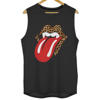 Halloween Leopard Panther Dracula Tongue Scary Unisex Tank Top | Favorety AU