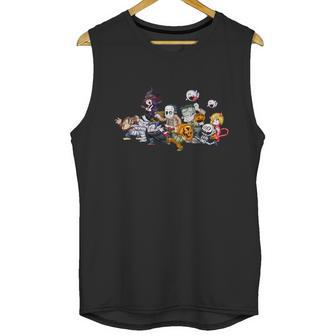 Halloween Team Villains Monster Crew Unisex Tank Top | Favorety