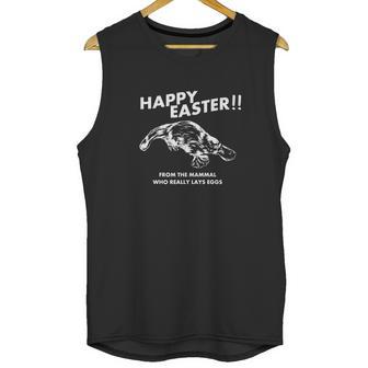 Happy Easter From Platypus Funny Easter Unisex Tank Top | Favorety UK