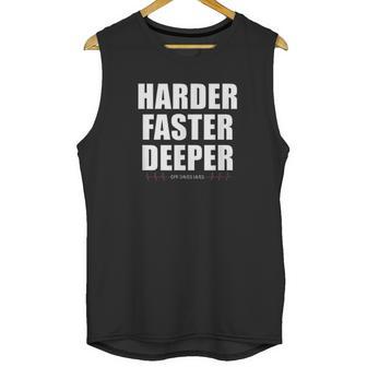 Harder Faster Deeper Cpr Saves Lives Funny Emt Nursing Unisex Tank Top | Favorety AU