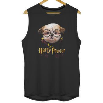 Harry Pawter Cute And Funny Shih Tzu Puppy Dog Lover Unisex Tank Top | Favorety UK