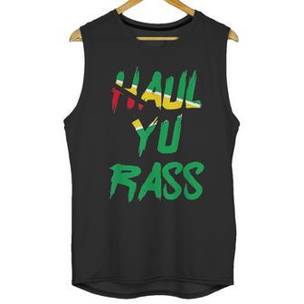 Haul Yu Rass Guyanese Guyana Afro Pride Creole Unisex Tank Top | Favorety AU