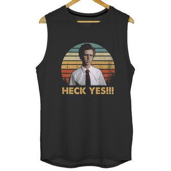 Heck Yes Vintage Napoleon Lovers Dynamite Fan Movie Unisex Tank Top | Favorety DE