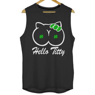 Hello Titty Irish Clover Unisex Tank Top | Favorety AU