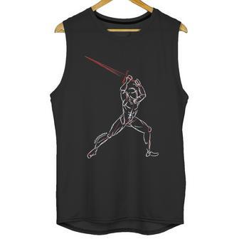 Hema Male Fencing Sketch Unisex Tank Top | Favorety UK