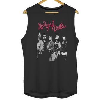 Hi Fidelity New York Dolls Trash Photo Slim Fit Unisex Tank Top | Favorety CA