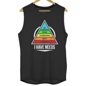 Hierarchy Of Needs Psych Unisex Tank Top | Favorety UK