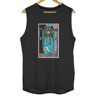 High Priestess Tarot Card Psychic Occult Metaphysical Unisex Tank Top | Favorety