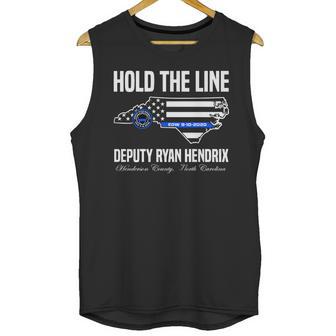 Hold The Line Deputy Ryan Hendrix Shirt Unisex Tank Top | Favorety CA