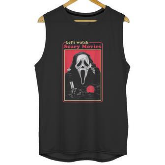 Holiday 365 Lets Watch Scary Movies Unisex Tank Top | Favorety CA