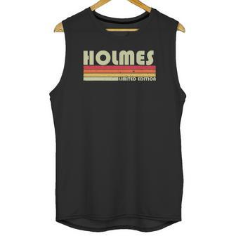 Holmes Surname Funny Retro Vintage 80S 90S Reunion Unisex Tank Top | Favorety UK