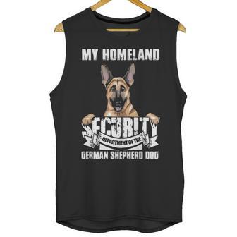 My Homeland Security Department Of The German Shepherd Dog T Unisex Tank Top | Favorety