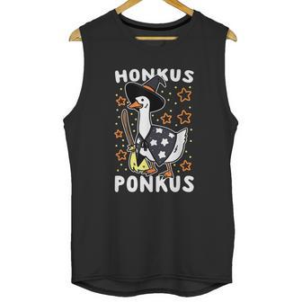 Honkus Ponkus Hocus Pocus Goose Halloween Witch Funny Cute Unisex Tank Top | Favorety AU