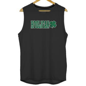 Hooligans St Patricks Day Four Leaf Clover Unisex Tank Top | Favorety CA