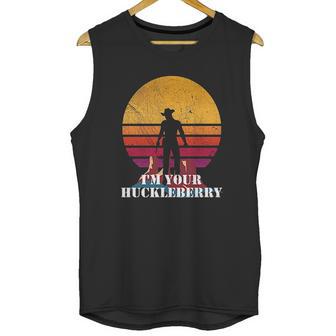 I Am Your Huckleberry Western Quote Vintage Unisex Tank Top | Favorety CA