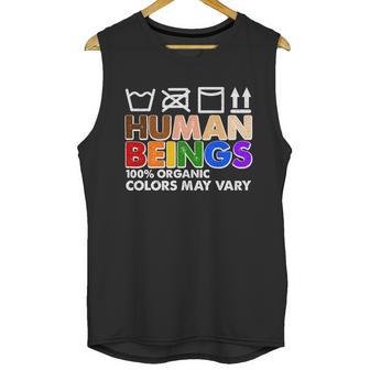 Human Beings 100 Percent Organic Colors May Vary Unisex Tank Top | Favorety DE