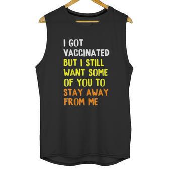 Humor Joke Social Distancing Unisex Tank Top | Favorety CA