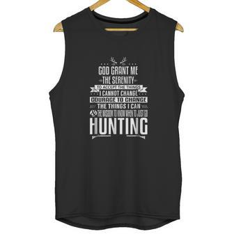 The Hunters Serenity Prayer Deer Hunting Unisex Tank Top | Favorety DE