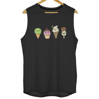 Ice Cream Cones Popsicle Frozen Food Unisex Tank Top | Favorety UK