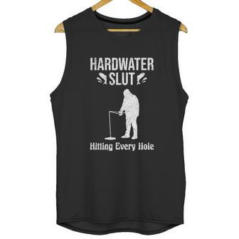 Ice Fishing Hardwater Slut Fisherman Gift Unisex Tank Top | Favorety