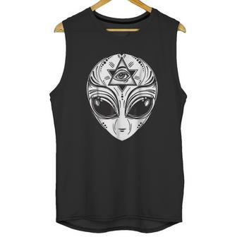 Illuminati Alien Occult Mason All Seeing Eye Unisex Tank Top | Favorety CA