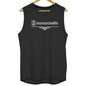 Inconceivable Funny Vizzini Unisex Tank Top | Favorety