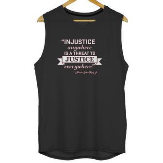 Injustice Anywhere Is A Threat To Justice Everywhere Infant Creeper Unisex Tank Top | Favorety CA