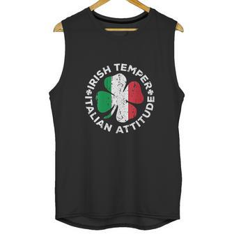 Irish Temper Italian Attitude St Patricks Day Gift Unisex Tank Top | Favorety CA