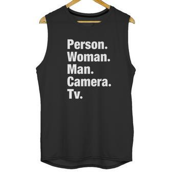 Iron Person Woman Man Camera Unisex Tank Top | Favorety DE