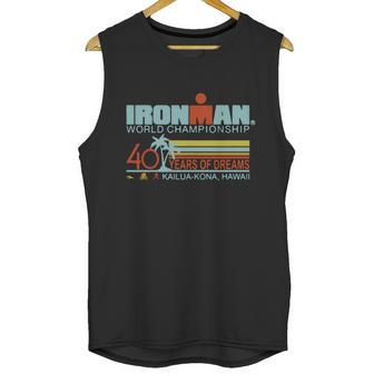 Ironman World Championship 40 Years Of Dreams Kailua-Kona Hawaii Unisex Tank Top | Favorety