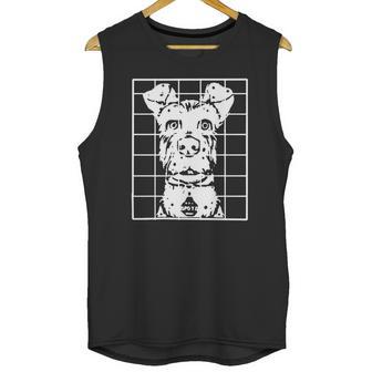 Isle Of Dogs Spots Caged Unisex Tank Top | Favorety CA